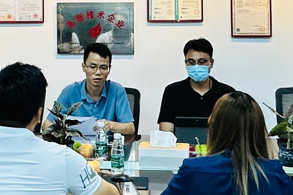 佛山市生態(tài)環(huán)境局、佛山市生態(tài)環(huán)境局順德分局領導蒞臨廣碧調研指導(圖2)